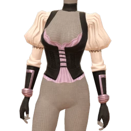 Delirious Strawberry And Lace Fitted Top