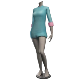 Delirious Squid Fur Cuffed Dress