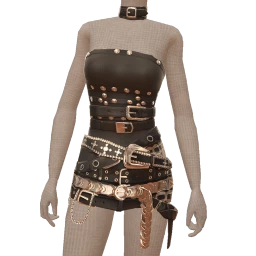 Delirious Ultra Layered Belt Dress