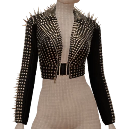 Delirious Ultra Stud Cropped Jacket