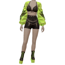 Delirious Green Death Punk Rocker