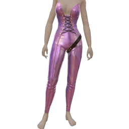 Yume Violet Iridescent Jumpsuit