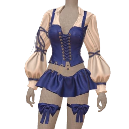 Delirious Riot Chic Blue Outfit