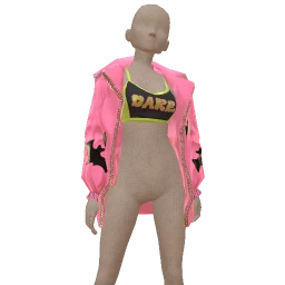 Delirious Pink Bat Jacket & Dare Top