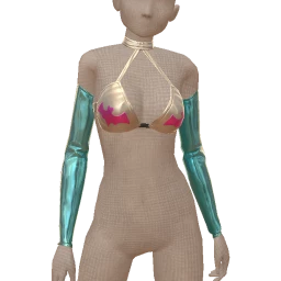 Delirious Shimmering Bat & Jade Flash Top