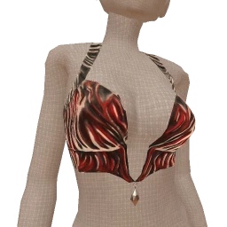 Delirious Flamed Glass Crop Top