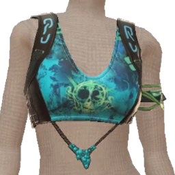 Delirious Neon Spook Cropped T-Shirt