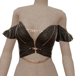 Delirious Moonlit Night Leather Crop