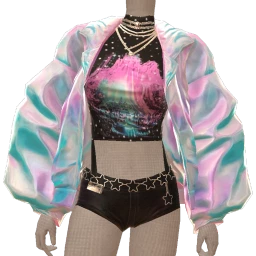 Delirious Cyber Phantom Prismatic Outfit