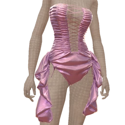 Cloud Nine Lace Up Satin Swimsuit