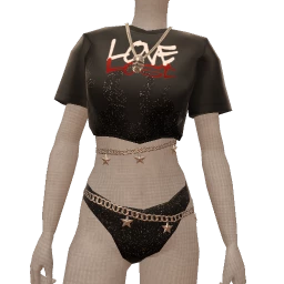 Delirious Burning Love Beachwear