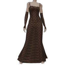 Delirious Black Lace Evening Dress