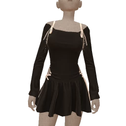 Delirious Monochrome Cut Out Mini Dress