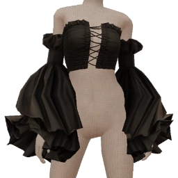 Delirious Gothic Bell Sleeved Corset Top