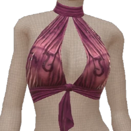 Delirious Boho Goth Wrapped Crop Top