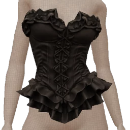 Delirious Gothic Black Swan Corset