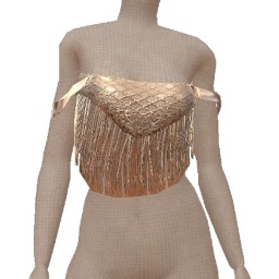 Delirious Silver Cascade Top