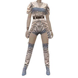 Delirious Urban Eyelet Denim Outfit