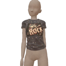 Delirious Cats Rock Studded T-Shirt