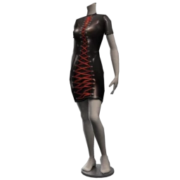 Delirious Squid Lip Service PVC Dress