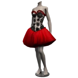 Floral Corseted Ballerina Dress