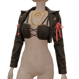 Delirious Leather Buccaneer Crop & Jacket