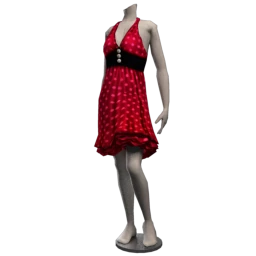 Rockabilly Rose Dress - Red Hot