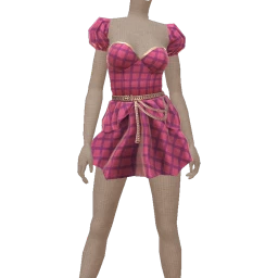 Dolly Bop Check Print Dress