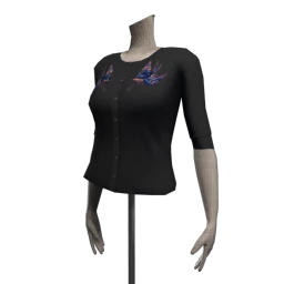 Dolly Bop Swallow Tattoos Crop Cardigan