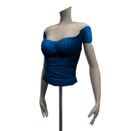 Dolly Bop Peasant Top - Royal Blue