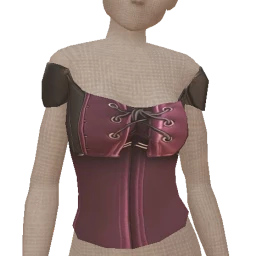 Delirious Light Violet Corset Detail Top