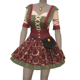 Dolly Bop Winter Festive Skirt Outfit