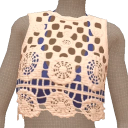 Drop Science Flowers Crochet Crop Top