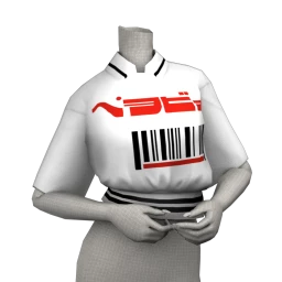 Drop Science Barcode Crop Top