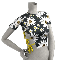 Drop Science Daisy Field Top