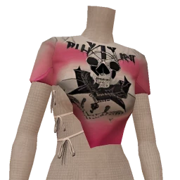 Delirious Skull Heaven Crop Top