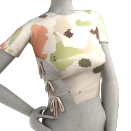 Drop Science Pastel Ink Blot Top