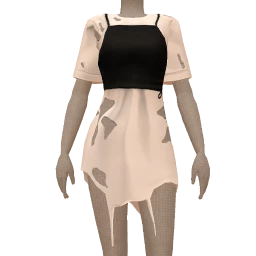 Drop Science Power Rip Dress (White)