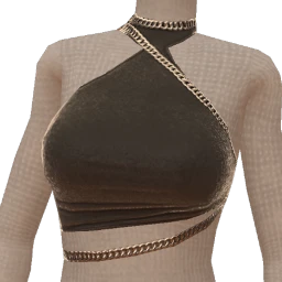 Drop Science Siren Chain Halter Top