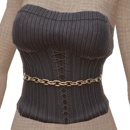 Cloud Nine Concrete Cable Corset Top