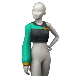 Drop Science I'm An Optimist Cropped Top