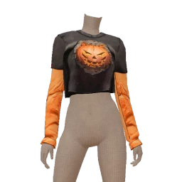 Delirious Horror Pumpkin Long Sleeved Top