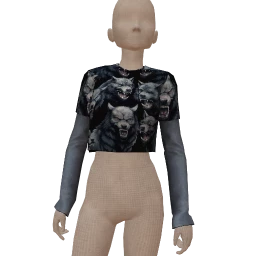 Delirious Long Sleeve Werewolf Top