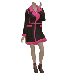 Drop Science Leather Snow Drift Coat