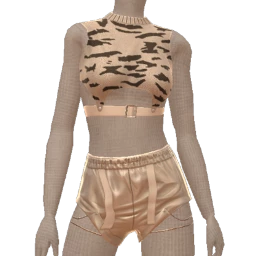 Drop Science Cream Camo Co-Ord