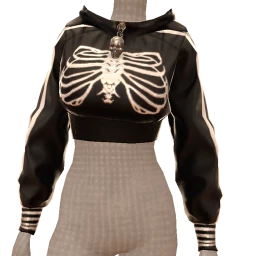 Drop Science Street Style Skeleton Hoodie
