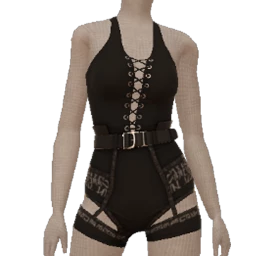 Drop Science Halter Lace-Up Jumpsuit