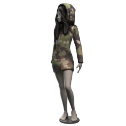 Drop Science All Night Dress - Camo