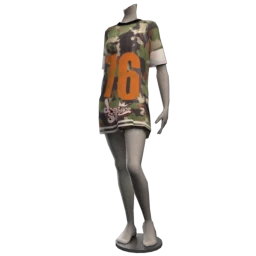 Drop Science Fluro Camo Jersey Dress