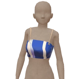 Drop Science Blue Waves Crop Top